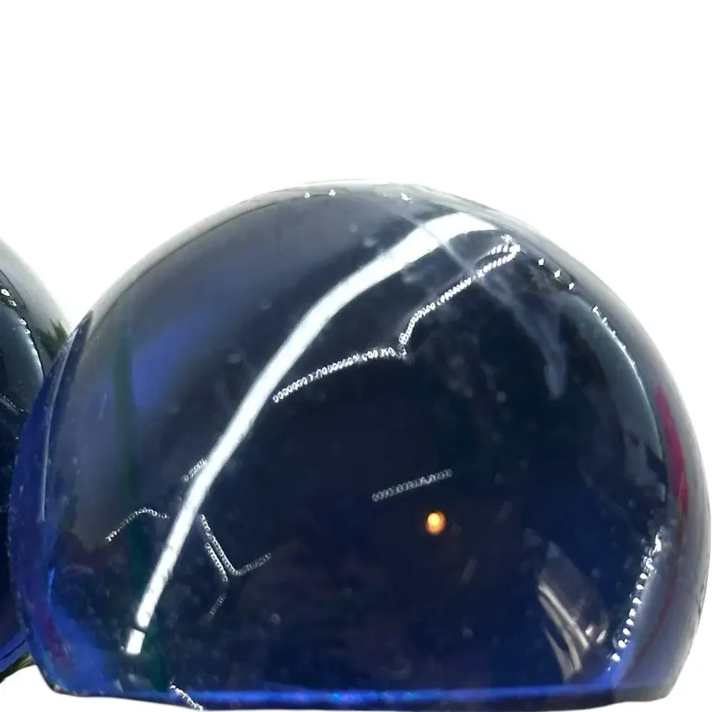 1960s Lucite Grapes on Driftwood Vine Unique‎ Linear Design Cobalt Blue Vintage
